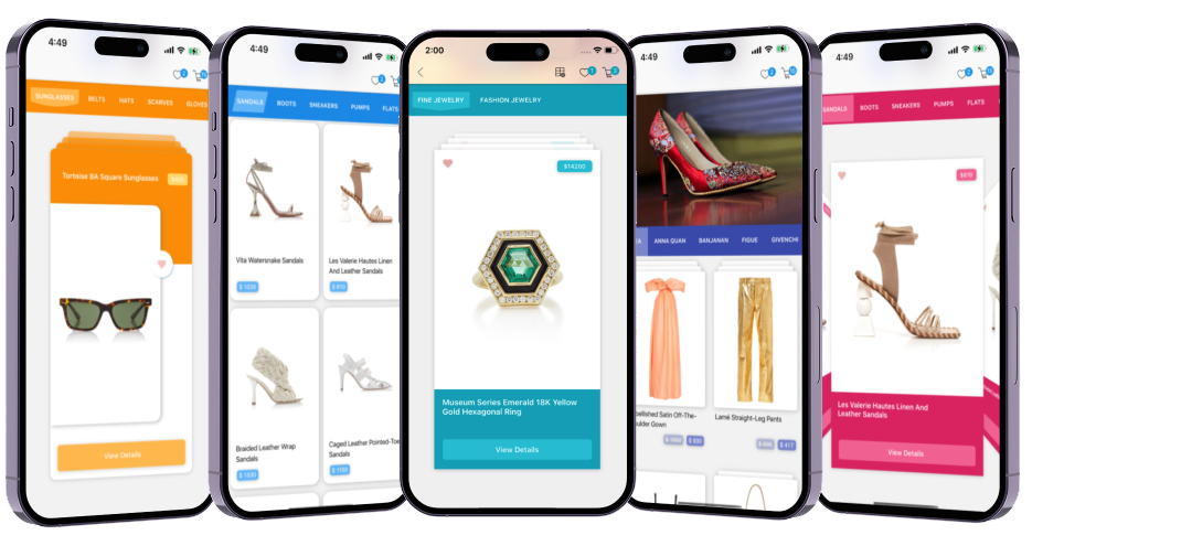 Feng Cart product listing views